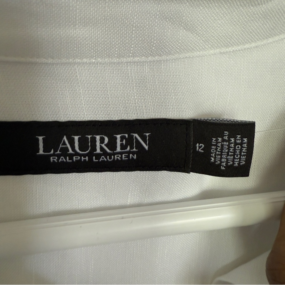 Ralph Lauren Classic White Shirt Dress - Picture 5 of 9